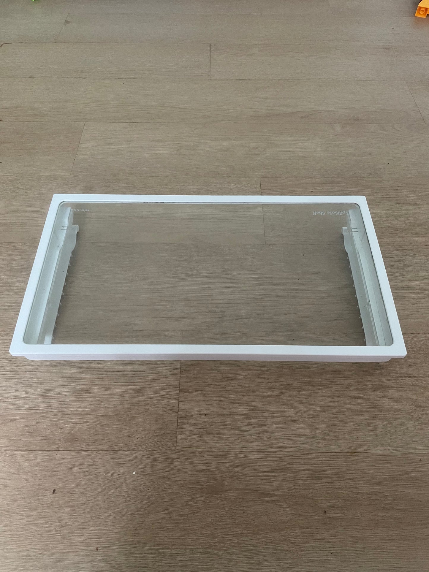 890141812 Westinghouse side by side fridge top upper crisper cover glass shelf