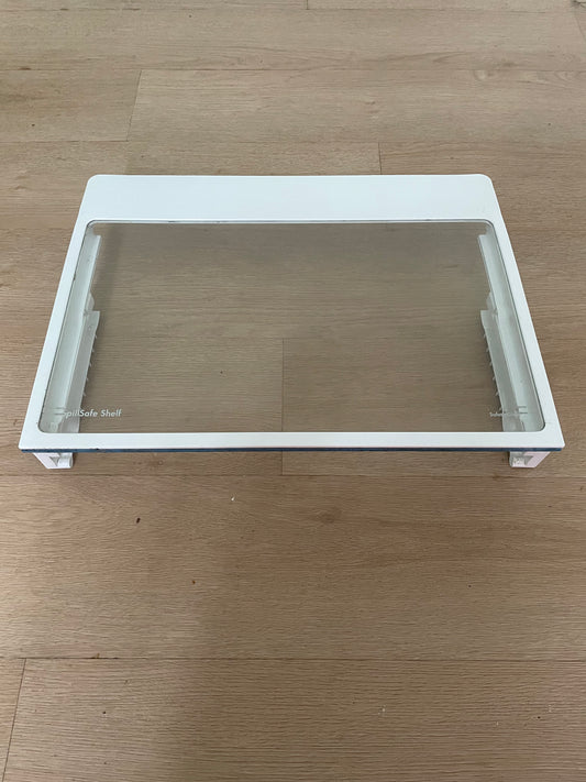 890141811 4055879979 Westinghouse side by side fridge lower crisper cover bottom glass shelf