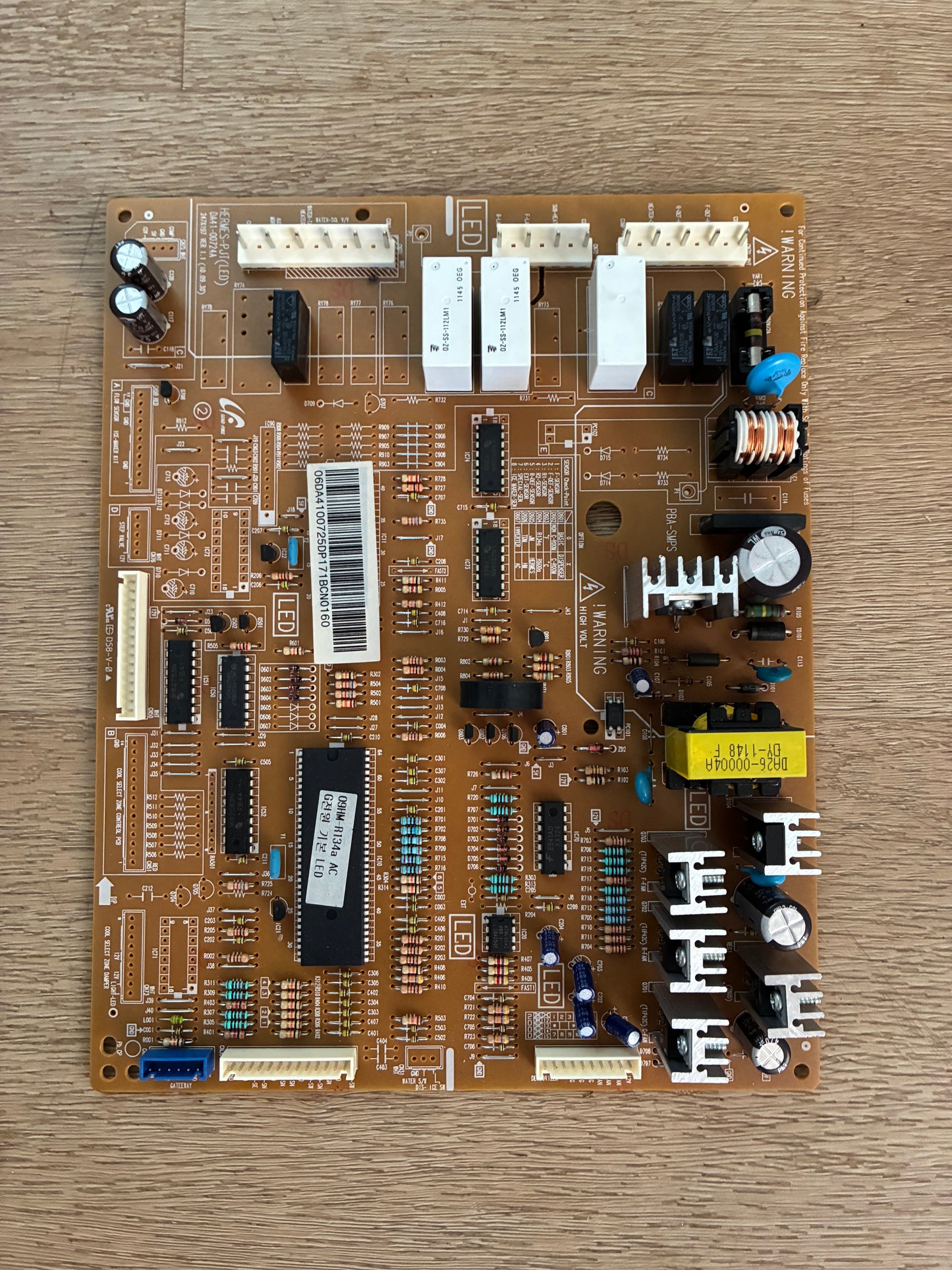 DA41-00725D Samsung fridge freezer PCB PCA main power control board (LED type) FITS SRS599HNW SRS600HNP