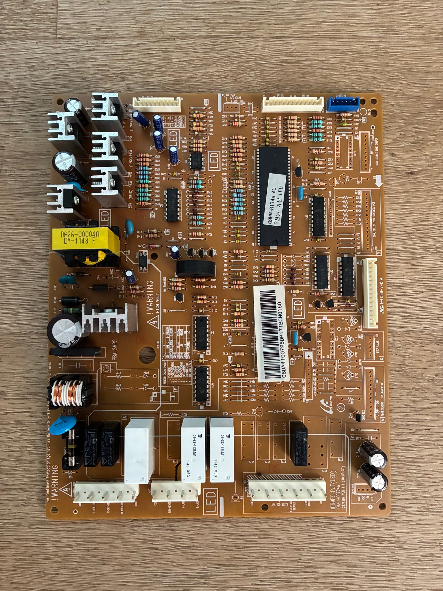 DA41-00725D Samsung fridge freezer PCB PCA main power control board (LED type) FITS SRS599HNW SRS600HNP