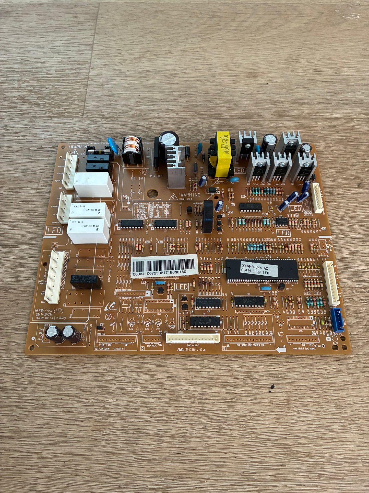 DA41-00725D Samsung fridge freezer PCB PCA main power control board (LED type) FITS SRS599HNW SRS600HNP