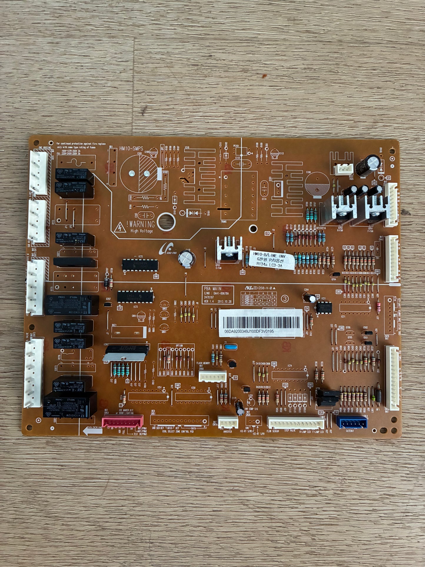 DA92-00349J Samsung fridge freezer PCB PCA main power control board FITS SRS580DHLS