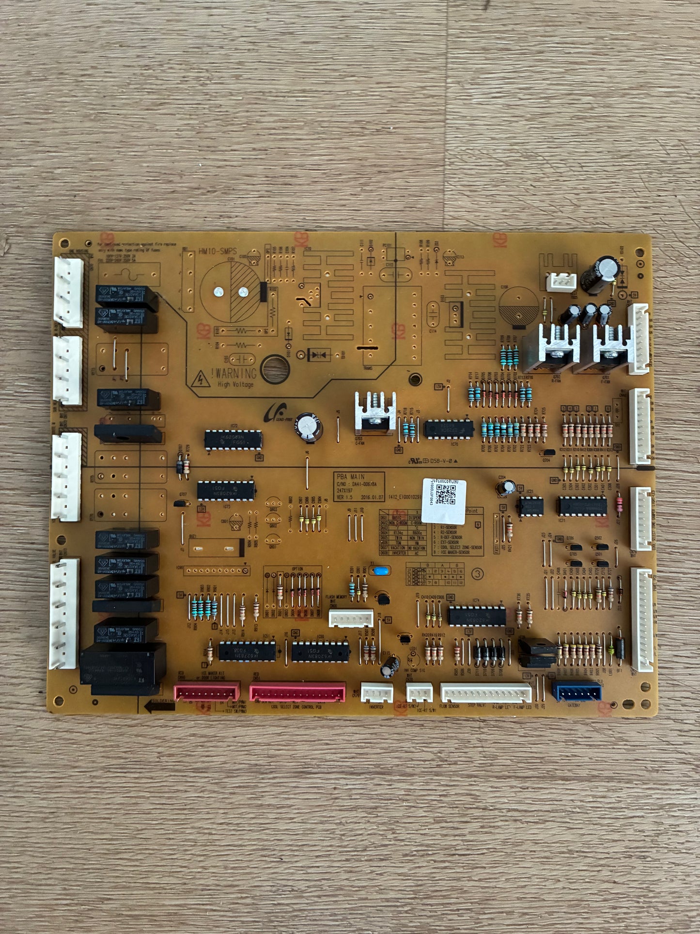 DA92-00241C Samsung fridge freezer PCA PCB main power control board FITS SRS606DHLS
