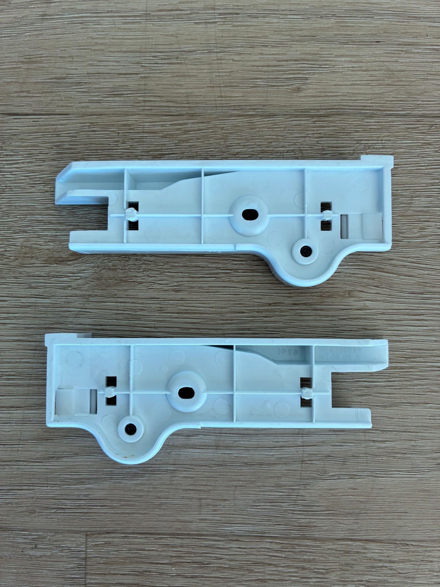 MEA618481 LG side by side FRIDGE COMPARTMENT UPPER GUIDE RAILS top crisper vegetable drawer runners PAIR 2 PACK