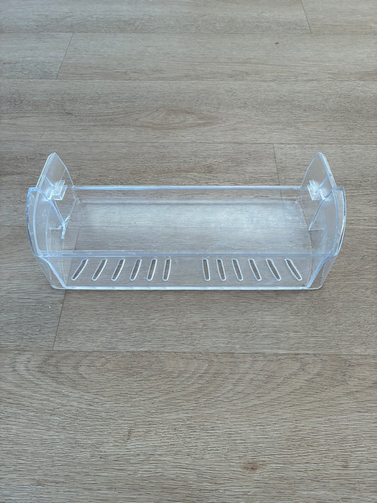 1447116 1448355 4055723524 Electrolux Kelvinator Simpson side by side fridge door upper shallow condiment shelf bin tray insert guard