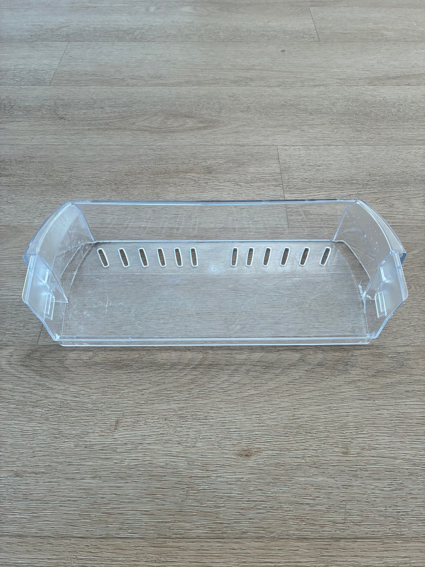 1447116 1448355 4055723524 Electrolux Kelvinator Simpson side by side fridge door upper shallow condiment shelf bin tray insert guard