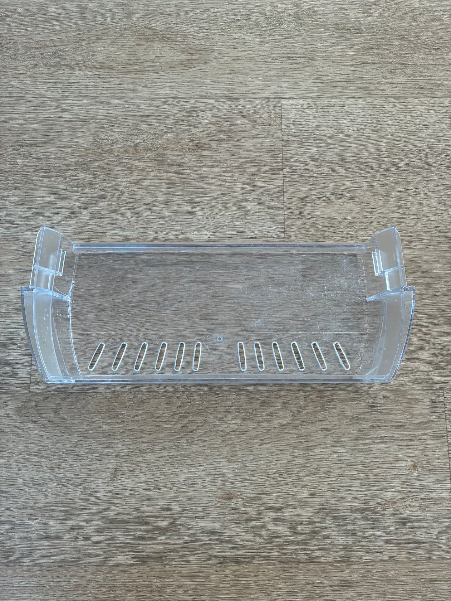 1447116 1448355 4055723524 Electrolux Kelvinator Simpson side by side fridge door upper shallow condiment shelf bin tray insert guard