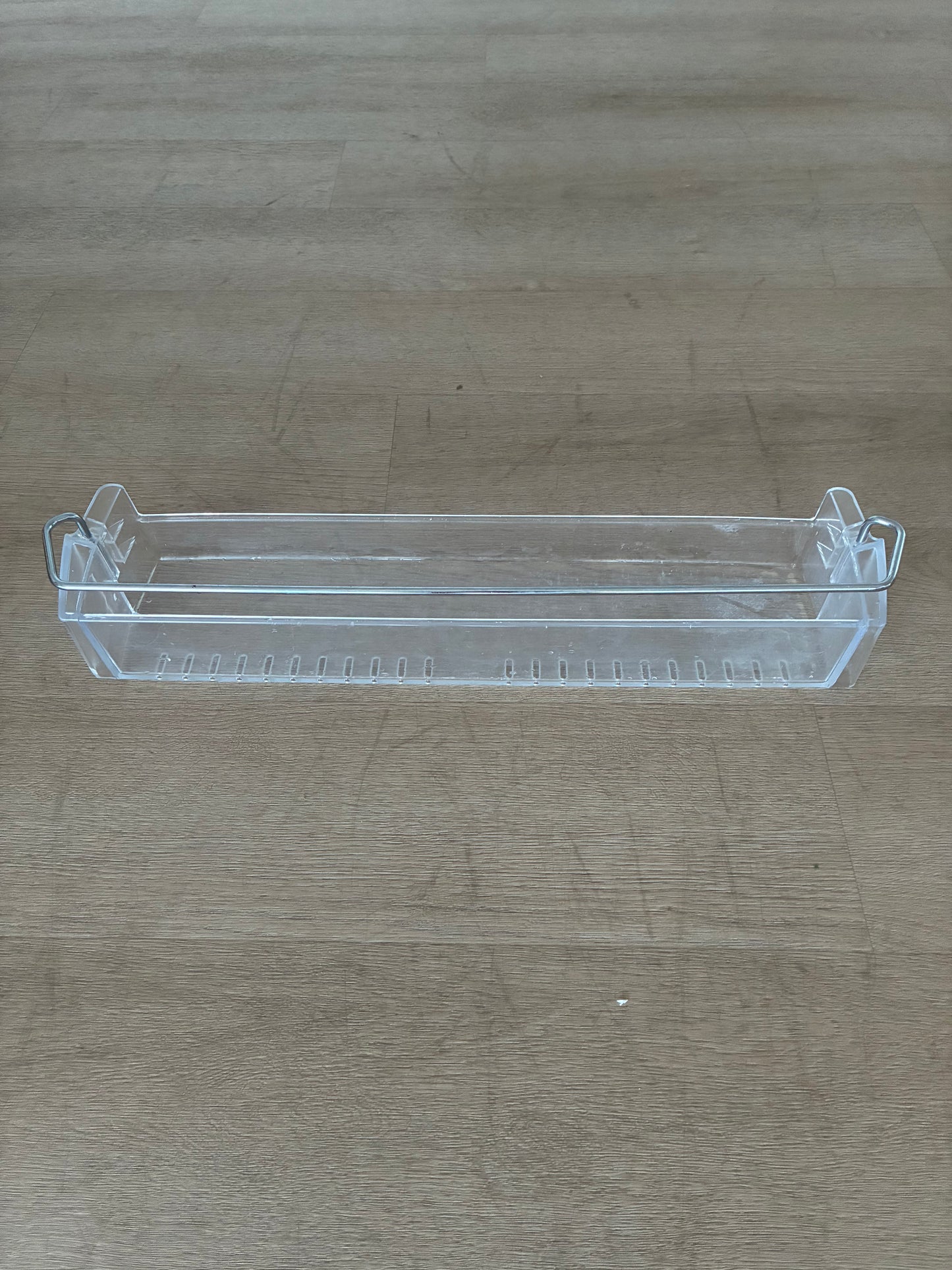 1441757 1448042 Electrolux fridge door bottle bin shelf guard insert tray assembly assy + metal rail wire retainer