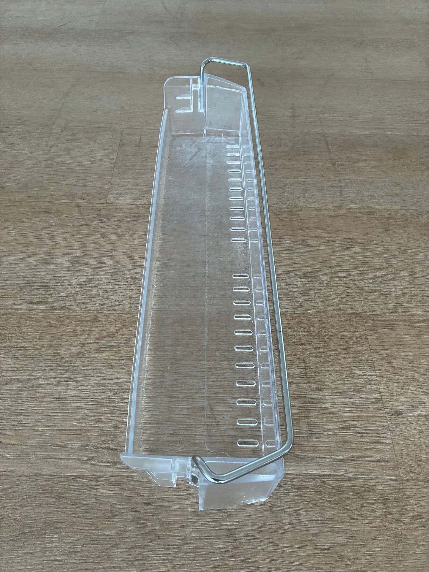 1441757 1448042 Electrolux fridge door bottle bin shelf guard insert tray assembly assy + metal rail wire retainer