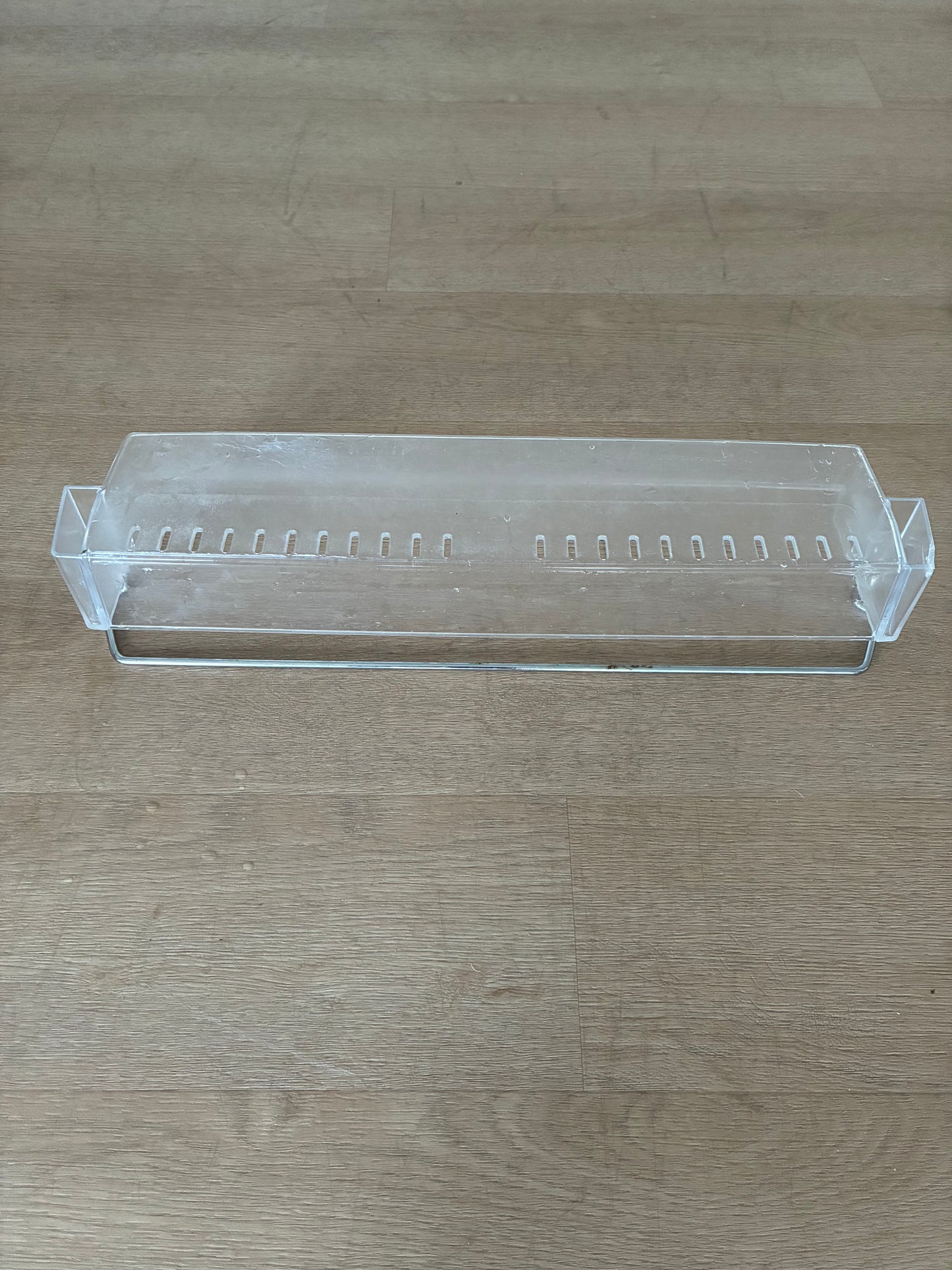 1441757 1448042 Electrolux fridge door bottle bin shelf guard insert tray assembly assy + metal rail wire retainer