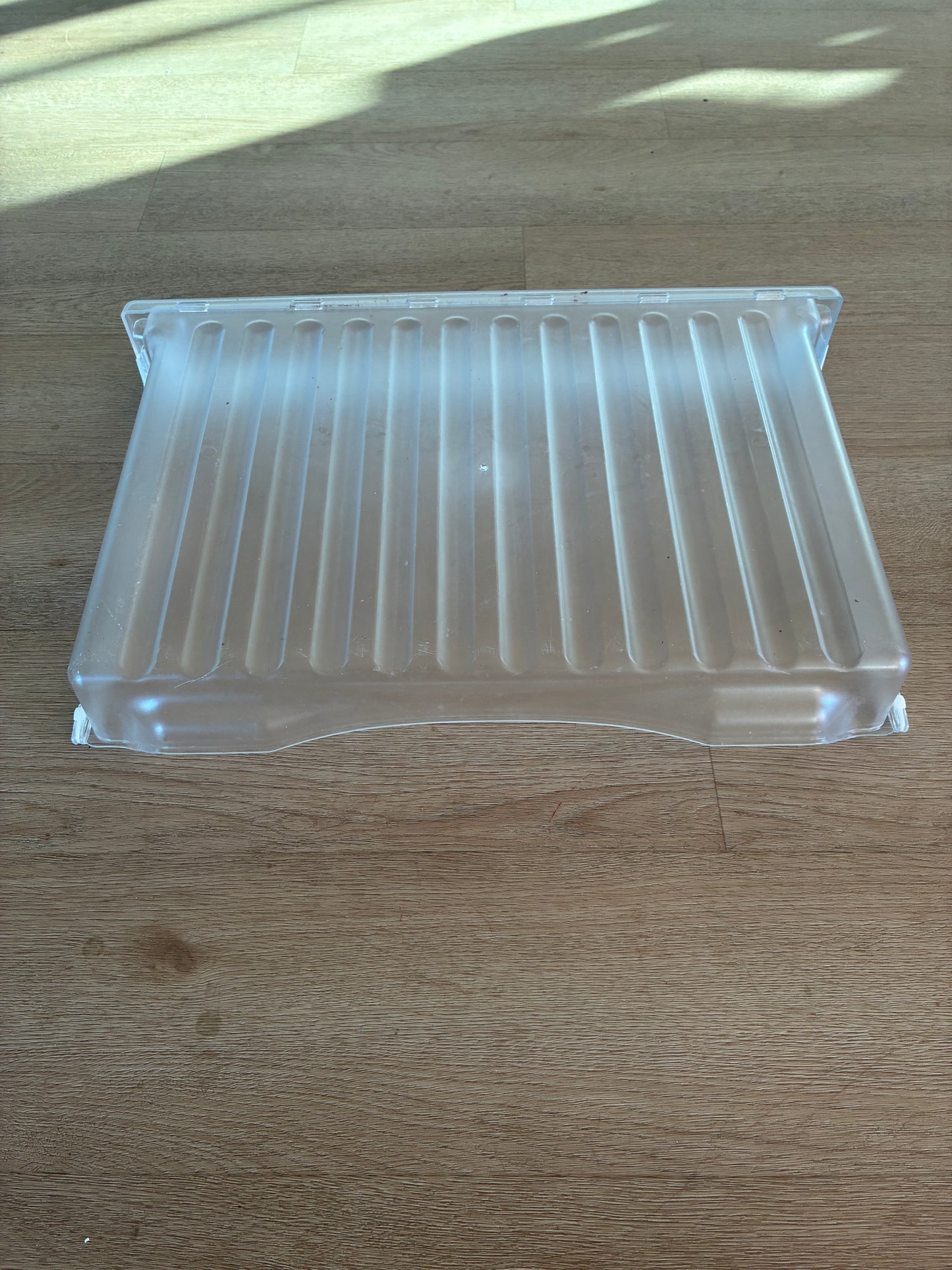 1452306 1452310 Electrolux fridge deli bin shallow crisper meat drawer rear + facia assy