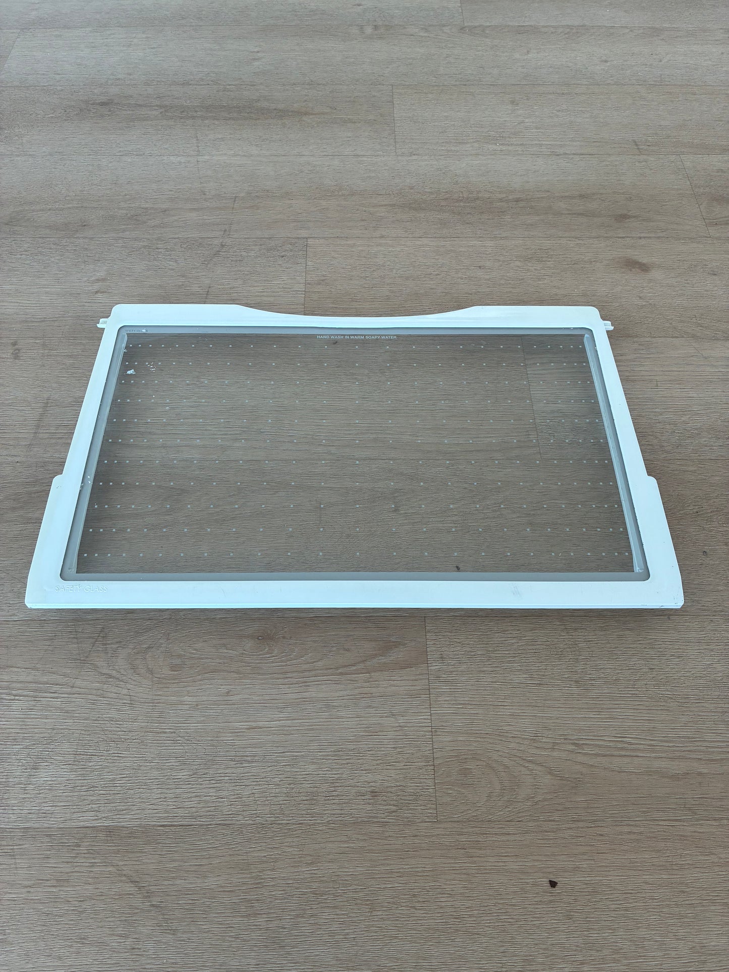 1452821 1460449 Electrolux fridge deli bin glass shelf assembly assy