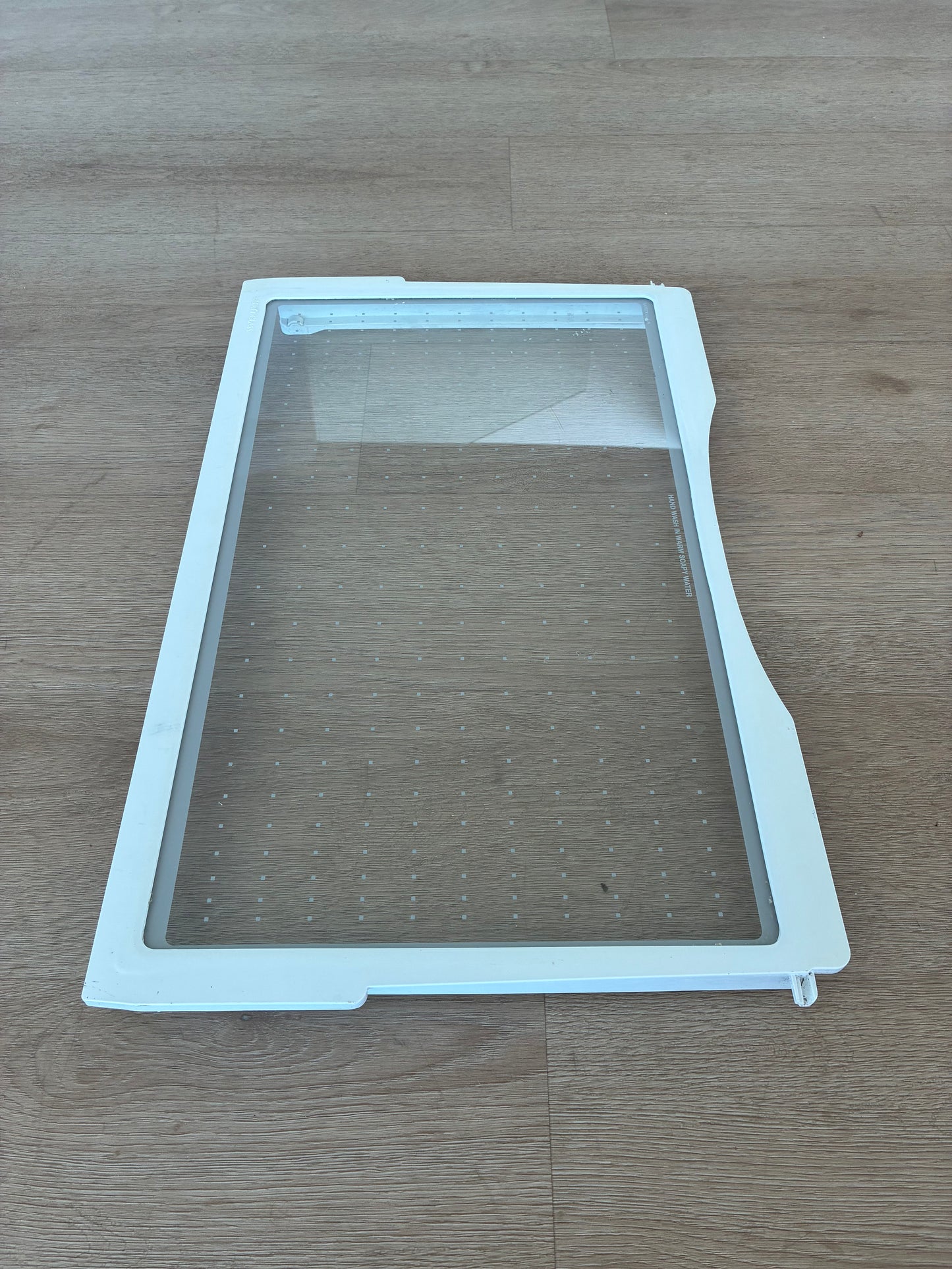 1452821 1460449 Electrolux fridge deli bin glass shelf assembly assy