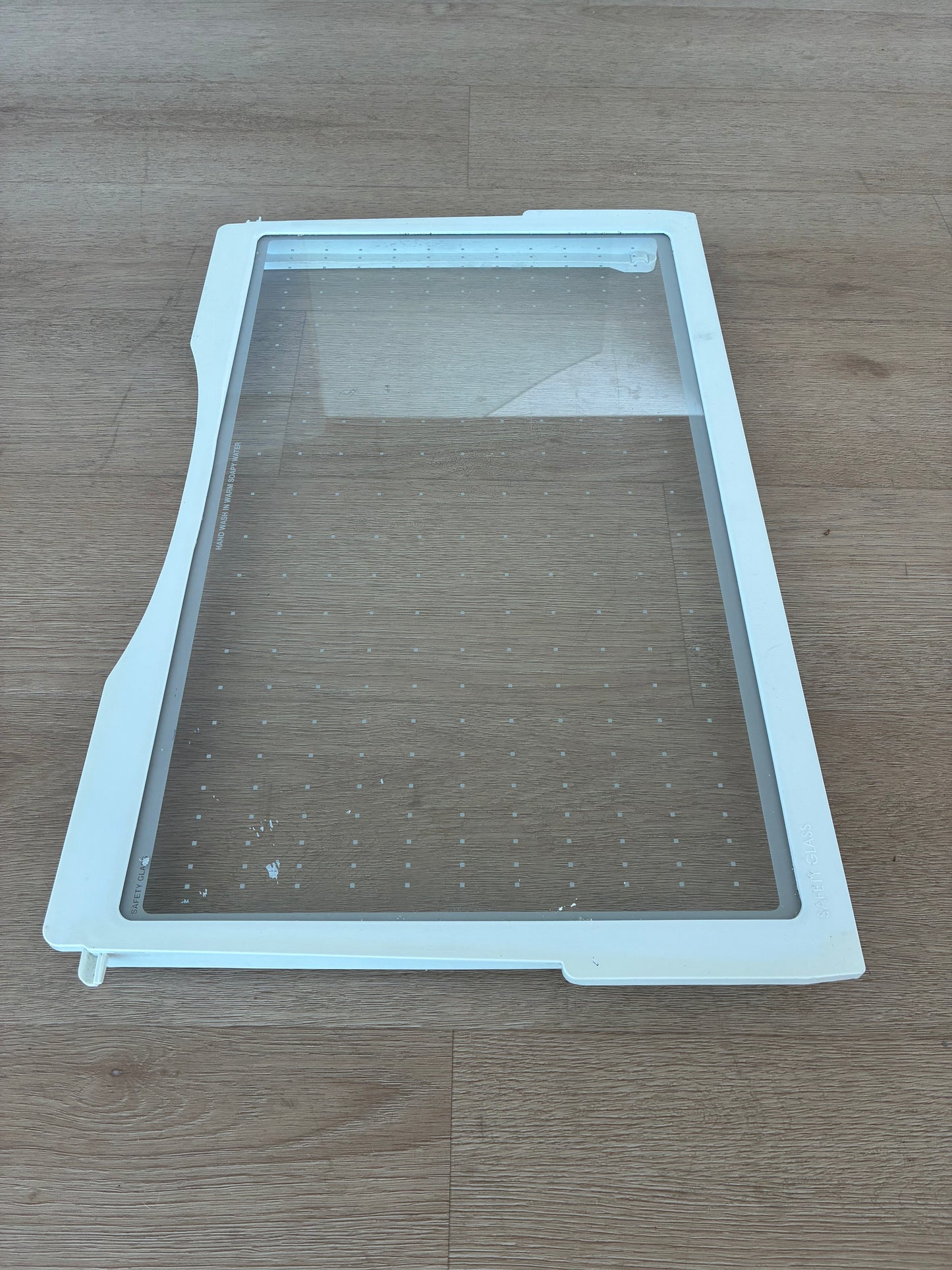 1452821 1460449 Electrolux fridge deli bin glass shelf assembly assy