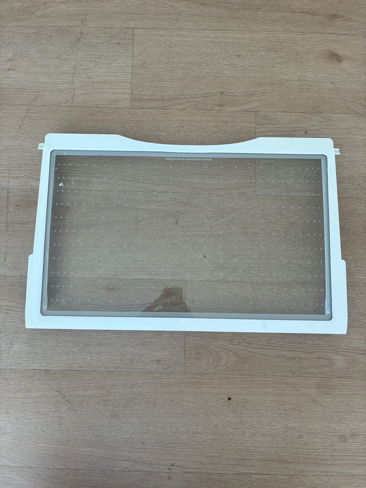 1452821 1460449 Electrolux fridge deli bin glass shelf assembly assy