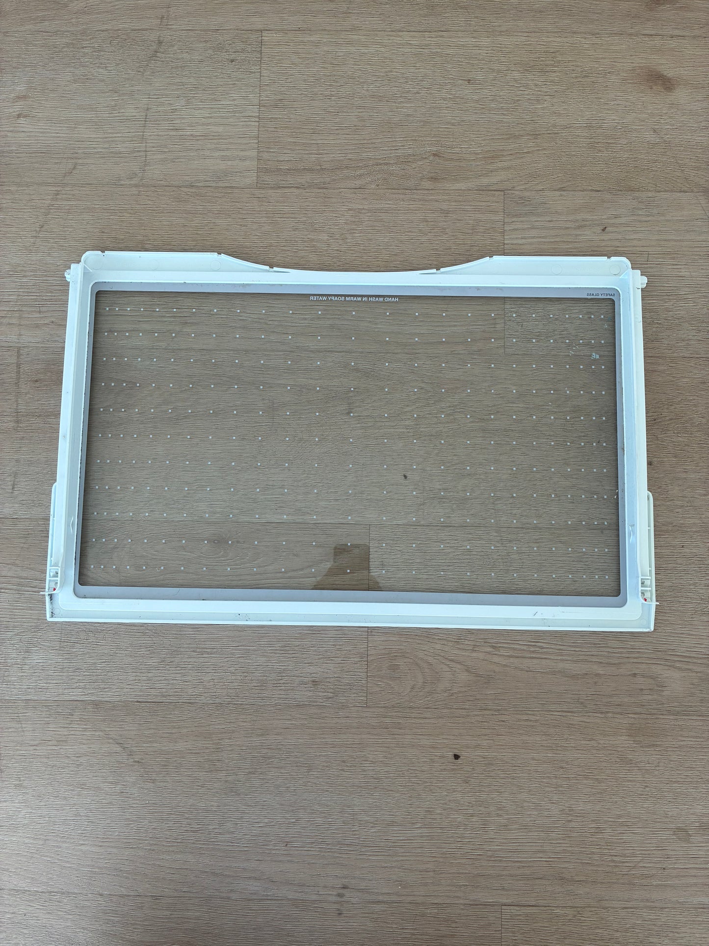 1452821 1460449 Electrolux fridge deli bin glass shelf assembly assy
