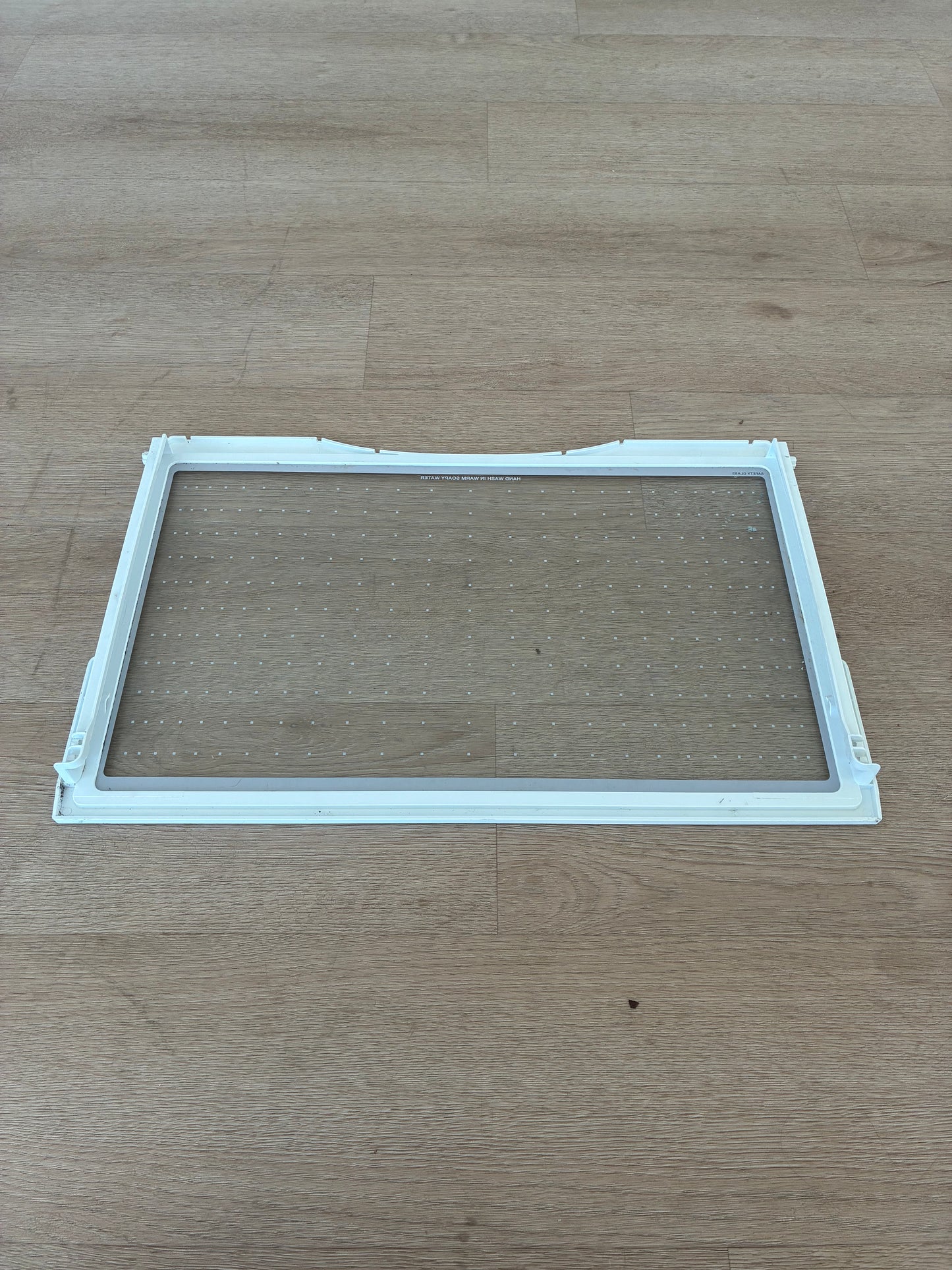 1452821 1460449 Electrolux fridge deli bin glass shelf assembly assy