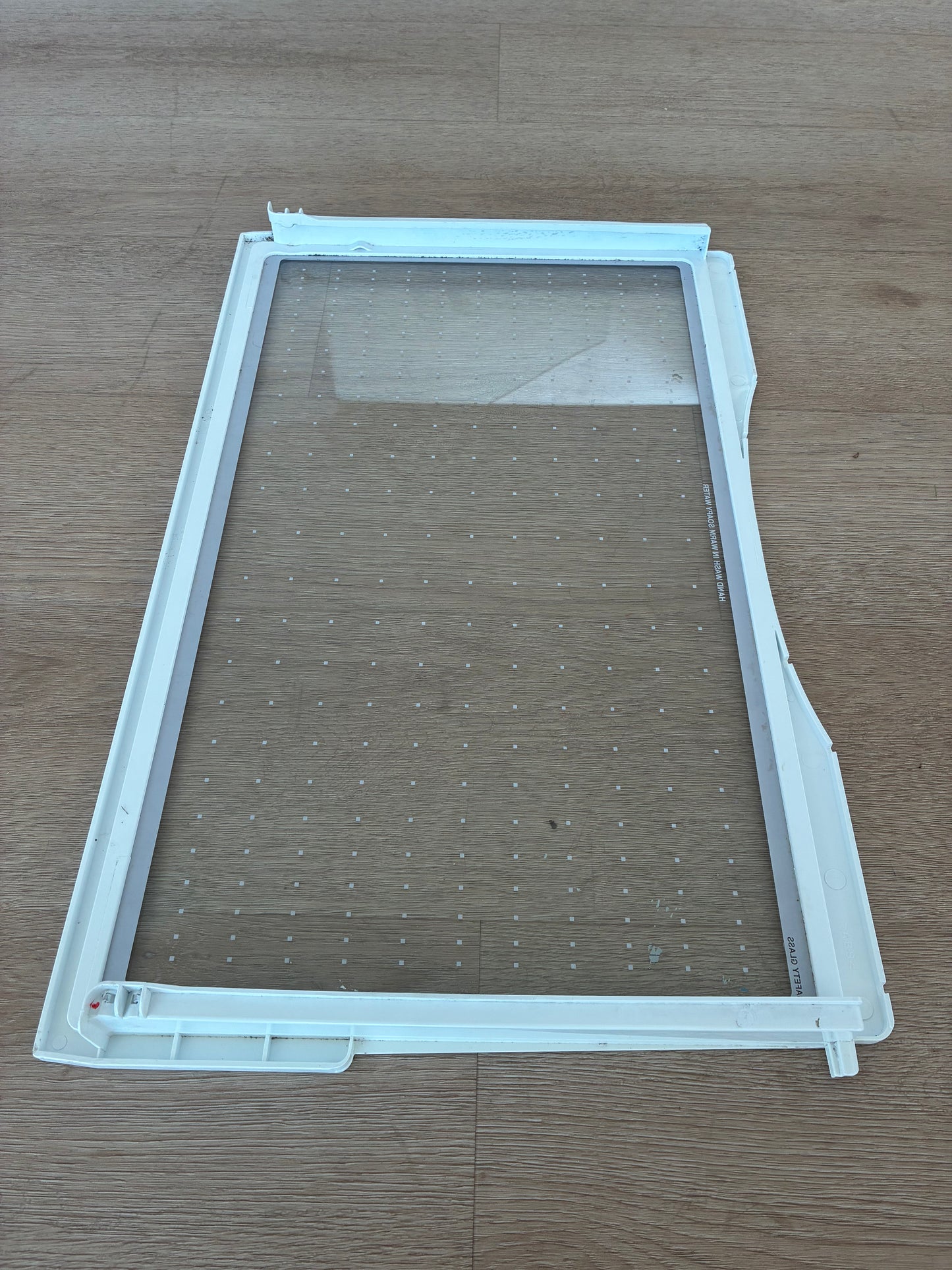 1452821 1460449 Electrolux fridge deli bin glass shelf assembly assy