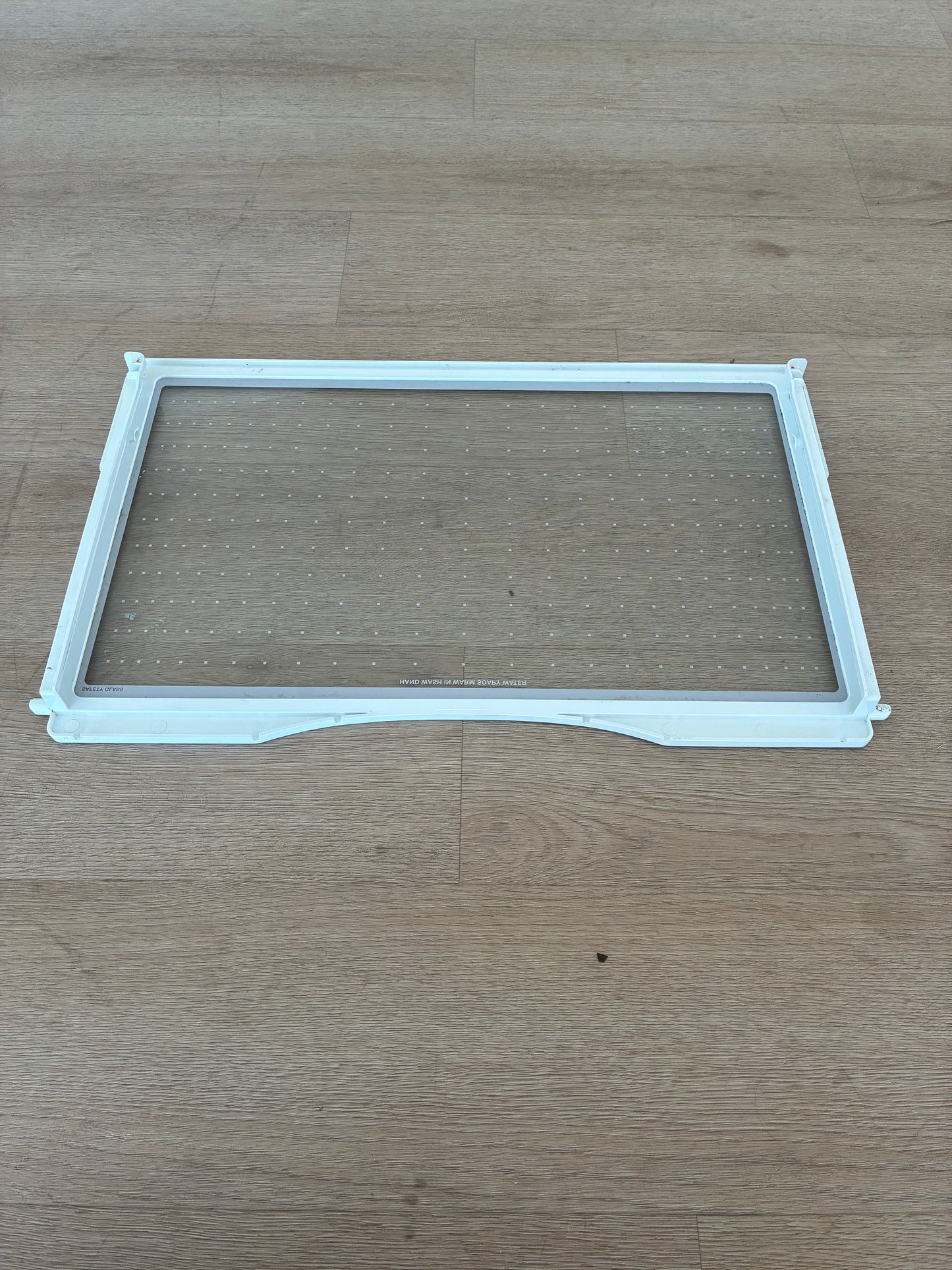 1452821 1460449 Electrolux fridge deli bin glass shelf assembly assy