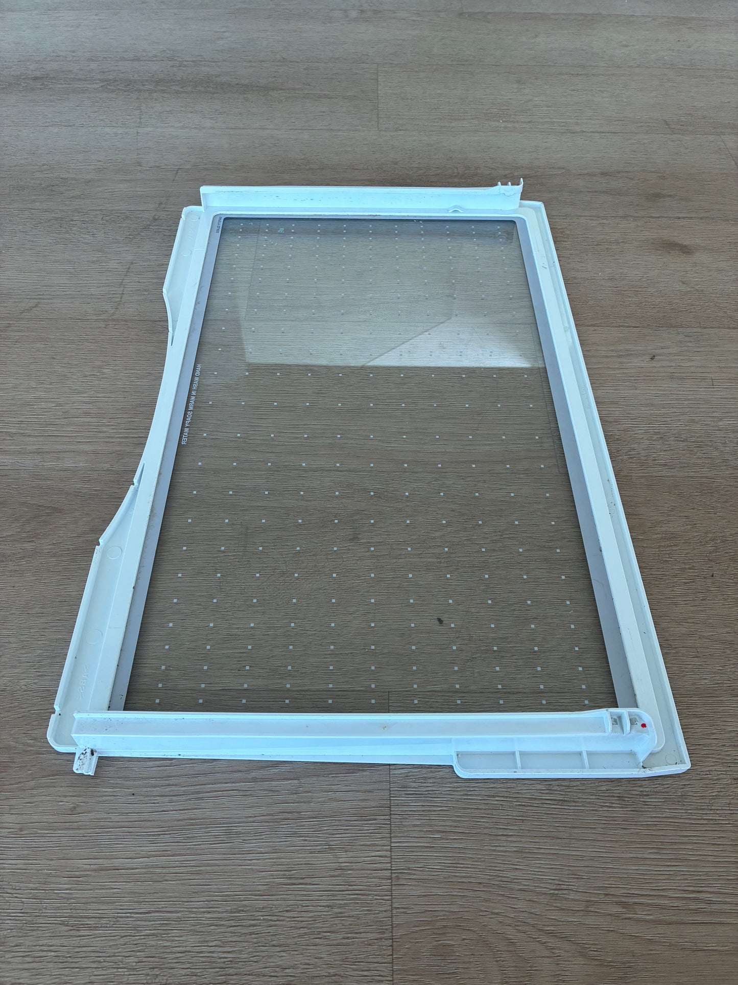 1452821 1460449 Electrolux fridge deli bin glass shelf assembly assy