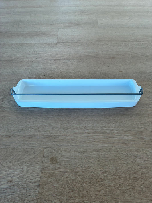 882688 818850 Fisher & Paykel fridge door bottle bin shelf tray insert guard + SILVER METAL RAIL FITS 680mm CABINETS