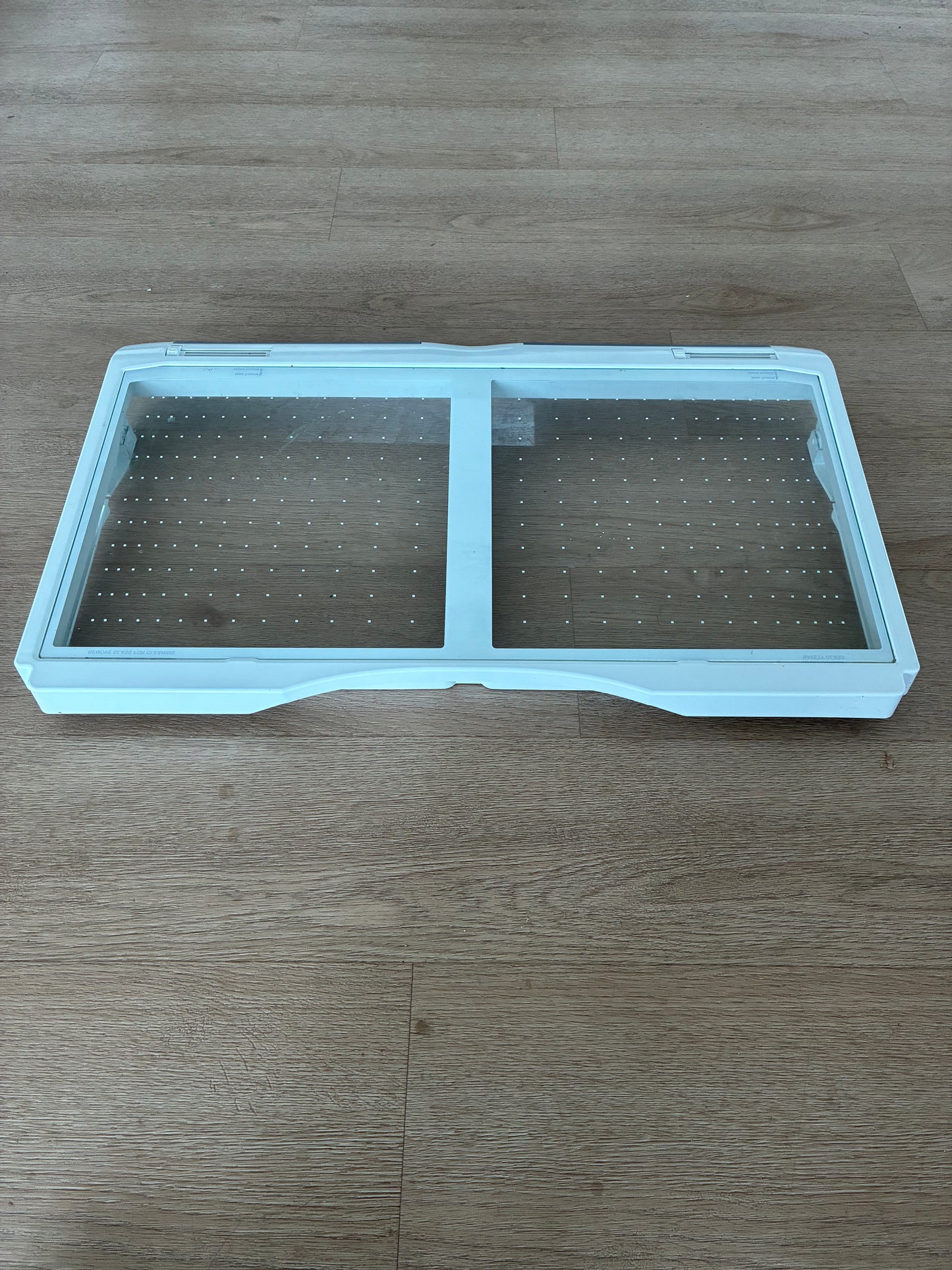 1441840 1441620 Electrolux fridge freezer crisper bin vegetable drawer glass shelf lid cover assembly
