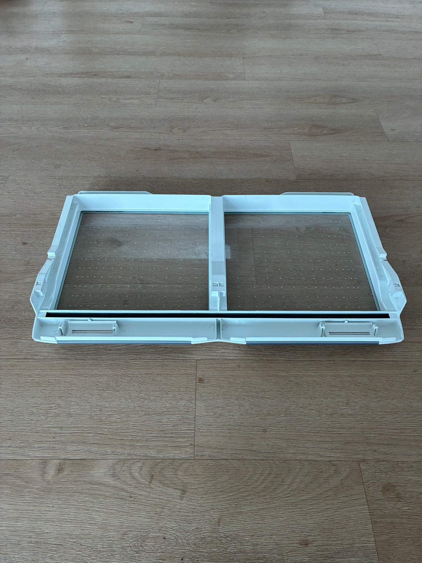 1441840 1441620 Electrolux fridge freezer crisper bin vegetable drawer glass shelf lid cover assembly