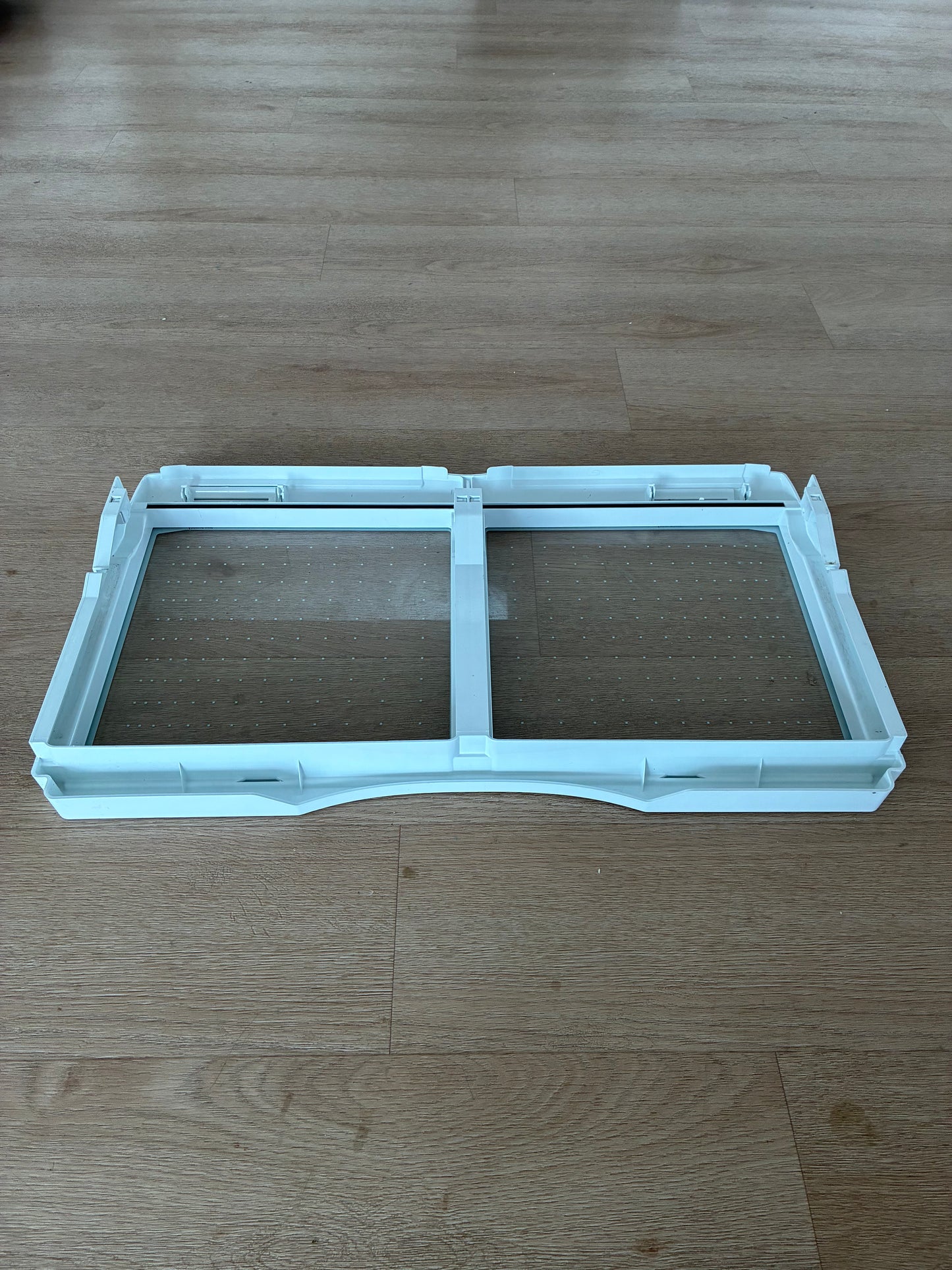 1441840 1441620 Electrolux fridge freezer crisper bin vegetable drawer glass shelf lid cover assembly