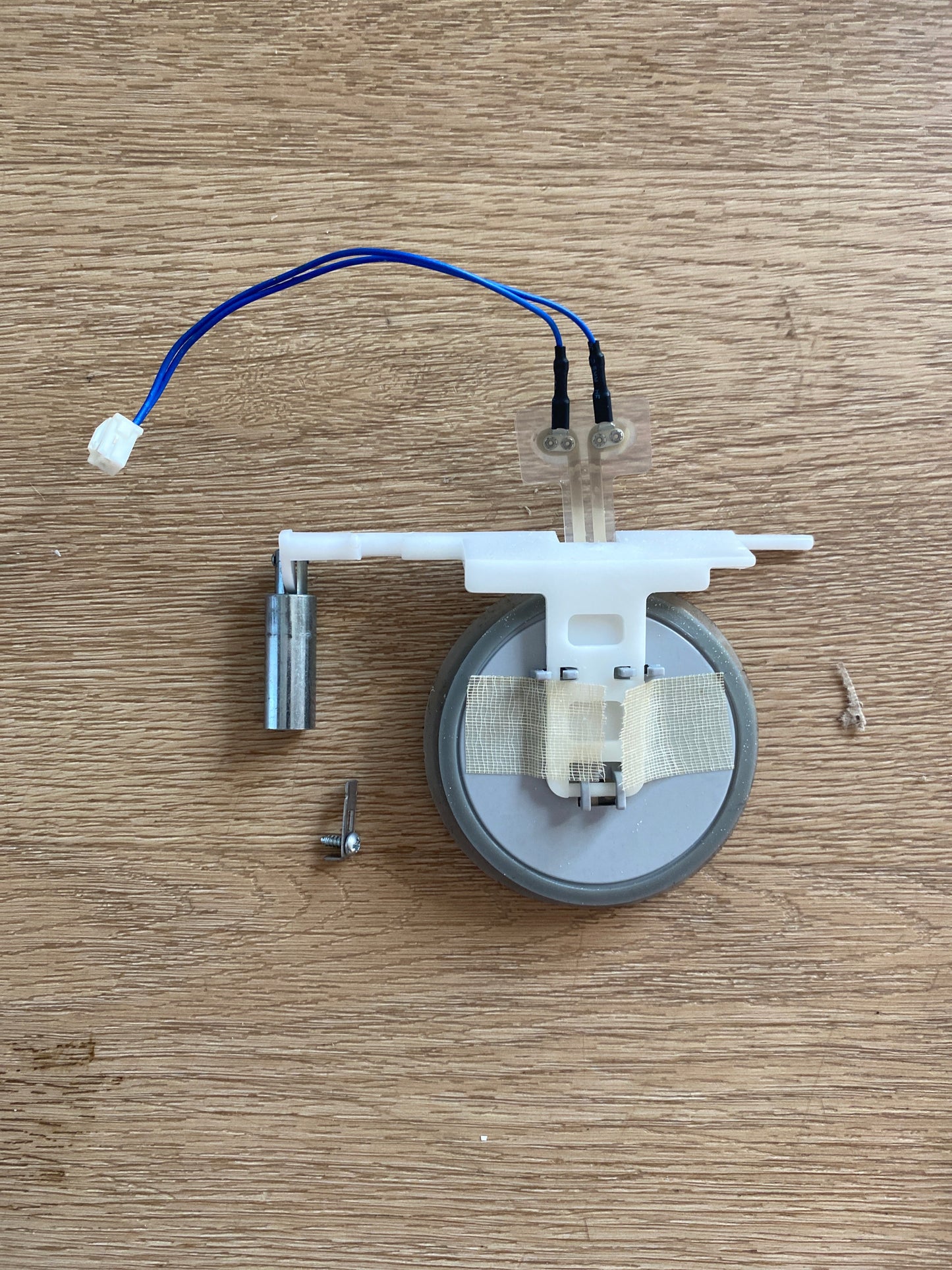 5007JA3006R LG side by side fridge freezer water ice dispenser chute flap door duct cap assembly