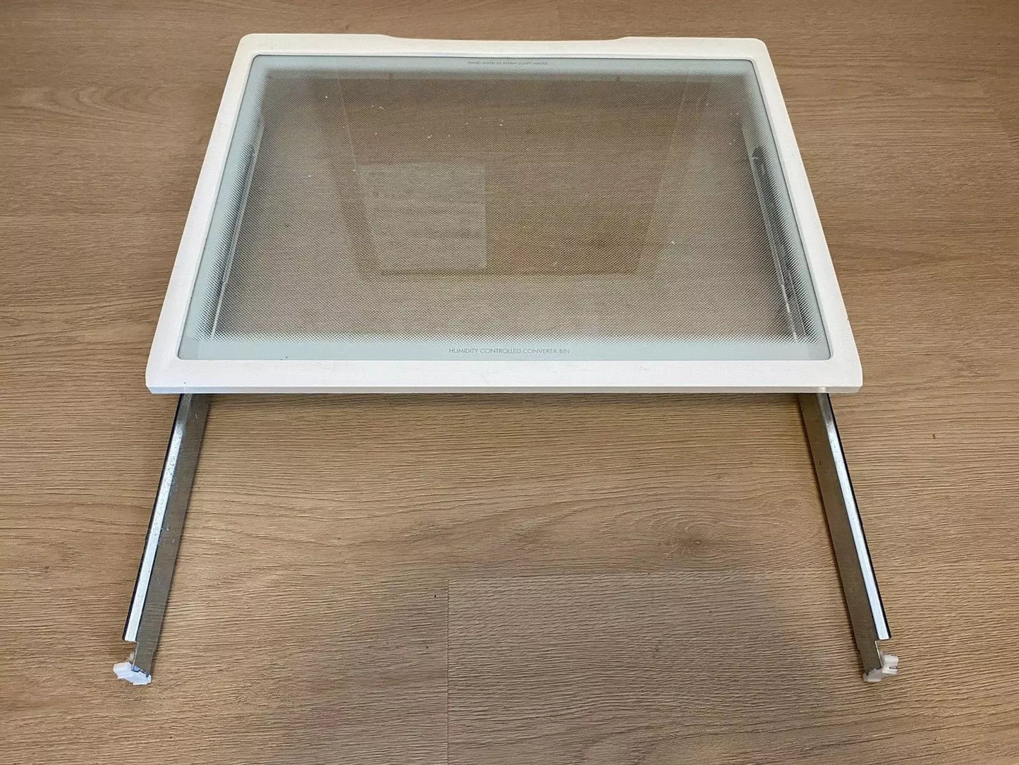 1454302 Westinghouse fridge freezer LOWER CRISPER COVER glass shelf FITS ALL WSE6970 WSE7000
