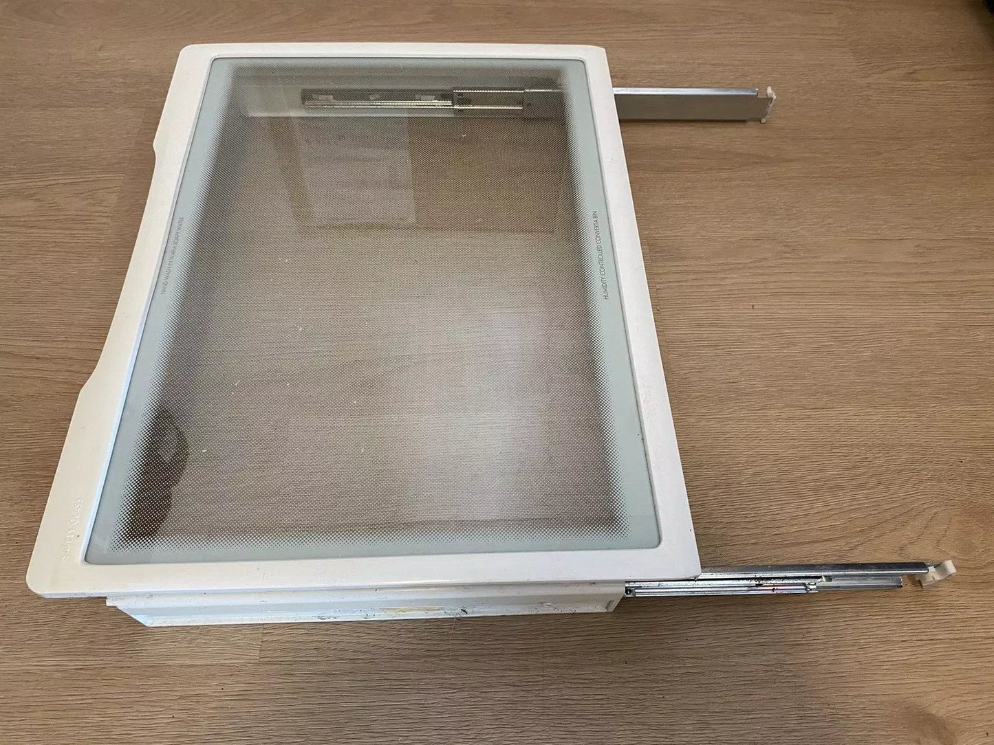 1454302 Westinghouse fridge freezer LOWER CRISPER COVER glass shelf FITS ALL WSE6970 WSE7000