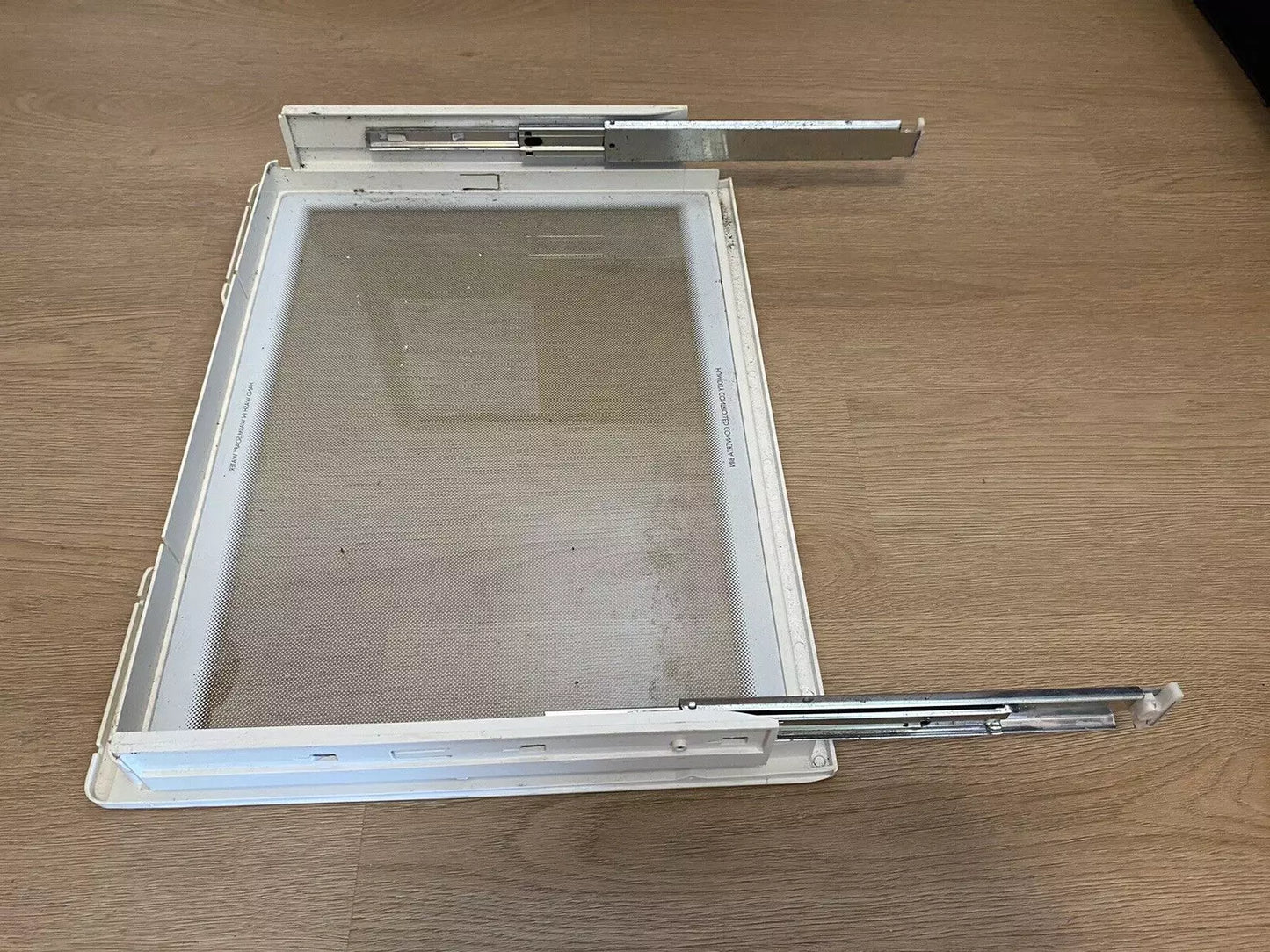 1454302 Westinghouse fridge freezer LOWER CRISPER COVER glass shelf FITS ALL WSE6970 WSE7000