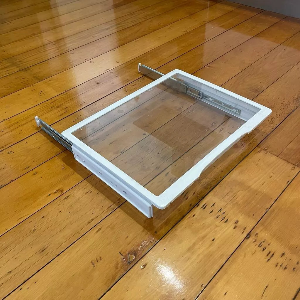 1453013 Westinghouse fridge freezer UPPER CRISPER COVER glass shelf FITS WSE6970 WSE7000