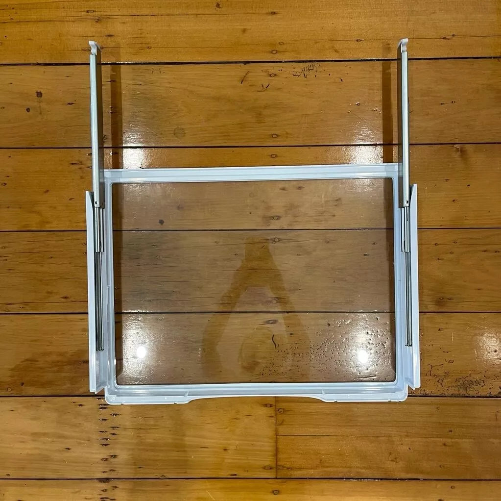 1453013 Westinghouse fridge freezer UPPER CRISPER COVER glass shelf FITS WSE6970 WSE7000
