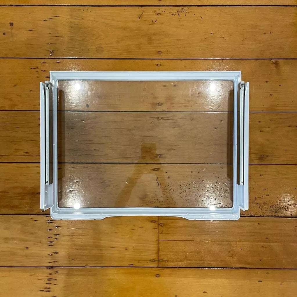 1453013 Westinghouse fridge freezer UPPER CRISPER COVER glass shelf FITS WSE6970 WSE7000